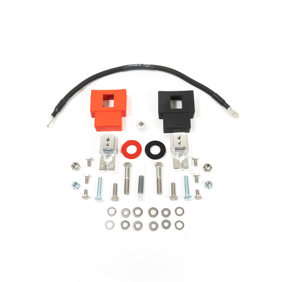 05-23 Toyota Tacoma Complete Billet Battery Terminal Kit w/ Negative Terminal Wiring Kit