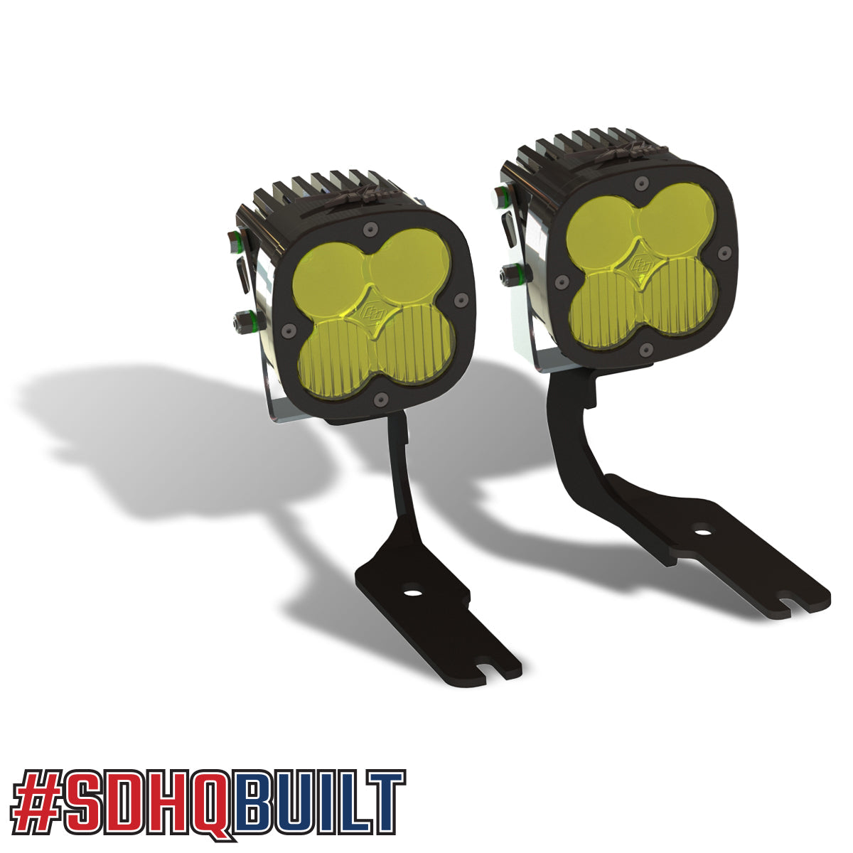 07.5-14 Chevy/GMC 2500/3500 SDHQ Built A-Pillar Light Mounts