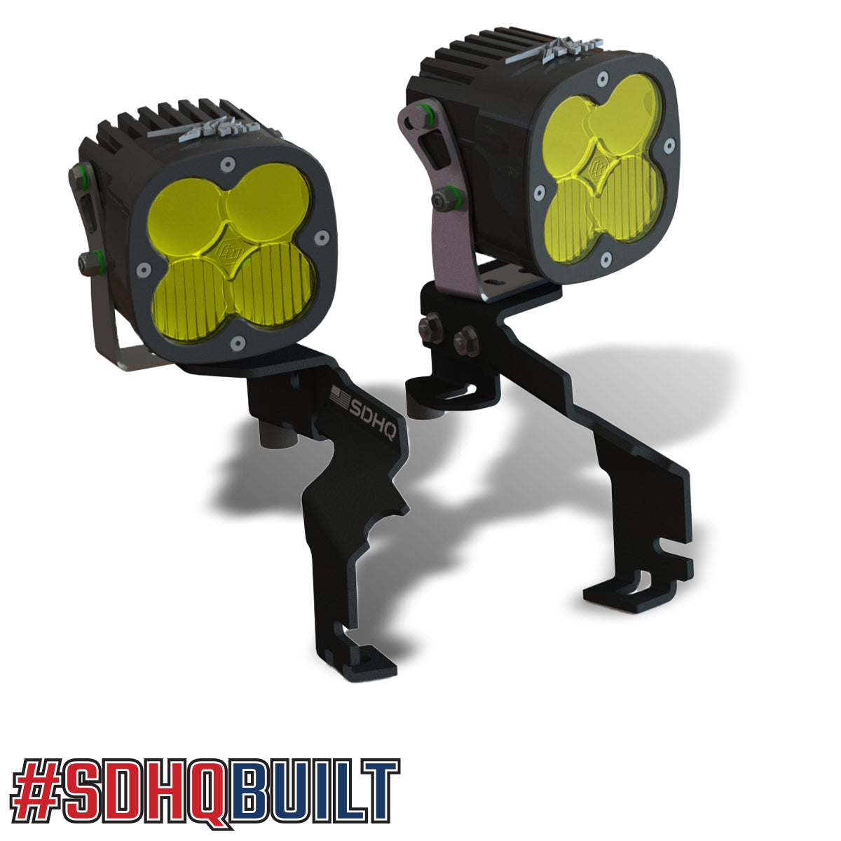 17-Current Ford Super Duty SDHQ Built A-Pillar Light Mounts