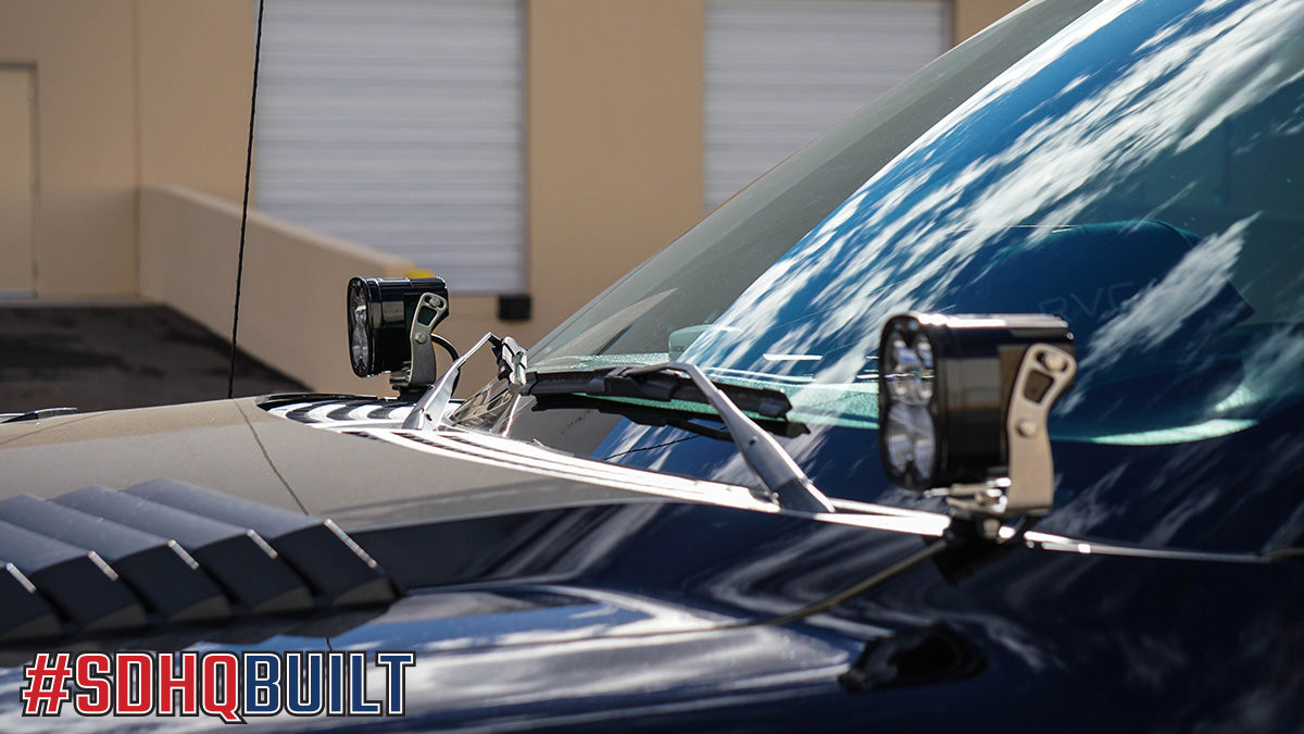 09-14 Ford F-150 SDHQ Built A-Pillar Light Mounts display