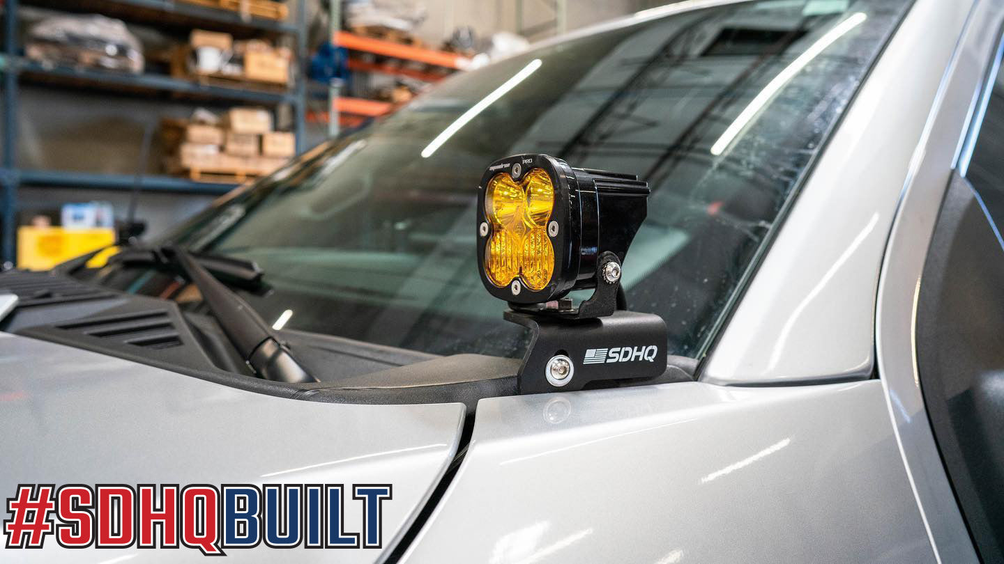 17-20 Ford Raptor SDHQ Built A-Pillar Light Mounts
