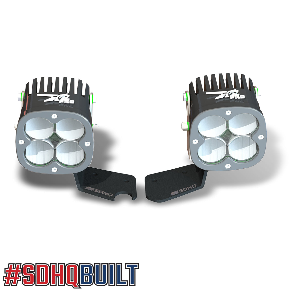 21-Current Ford Bronco SDHQ Built A-Pillar Light Mounts