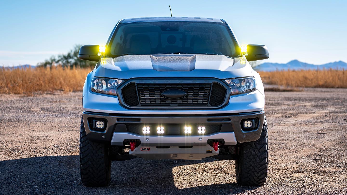 19-23 Ford Ranger SDHQ Built A-Pillar Light Mounts