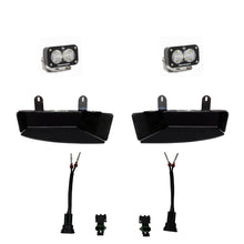 '19-21 Ram 2500/3500 S2 Fog Pocket Kit Lighting Baja Designs Clear (White) Display of Included Parts 