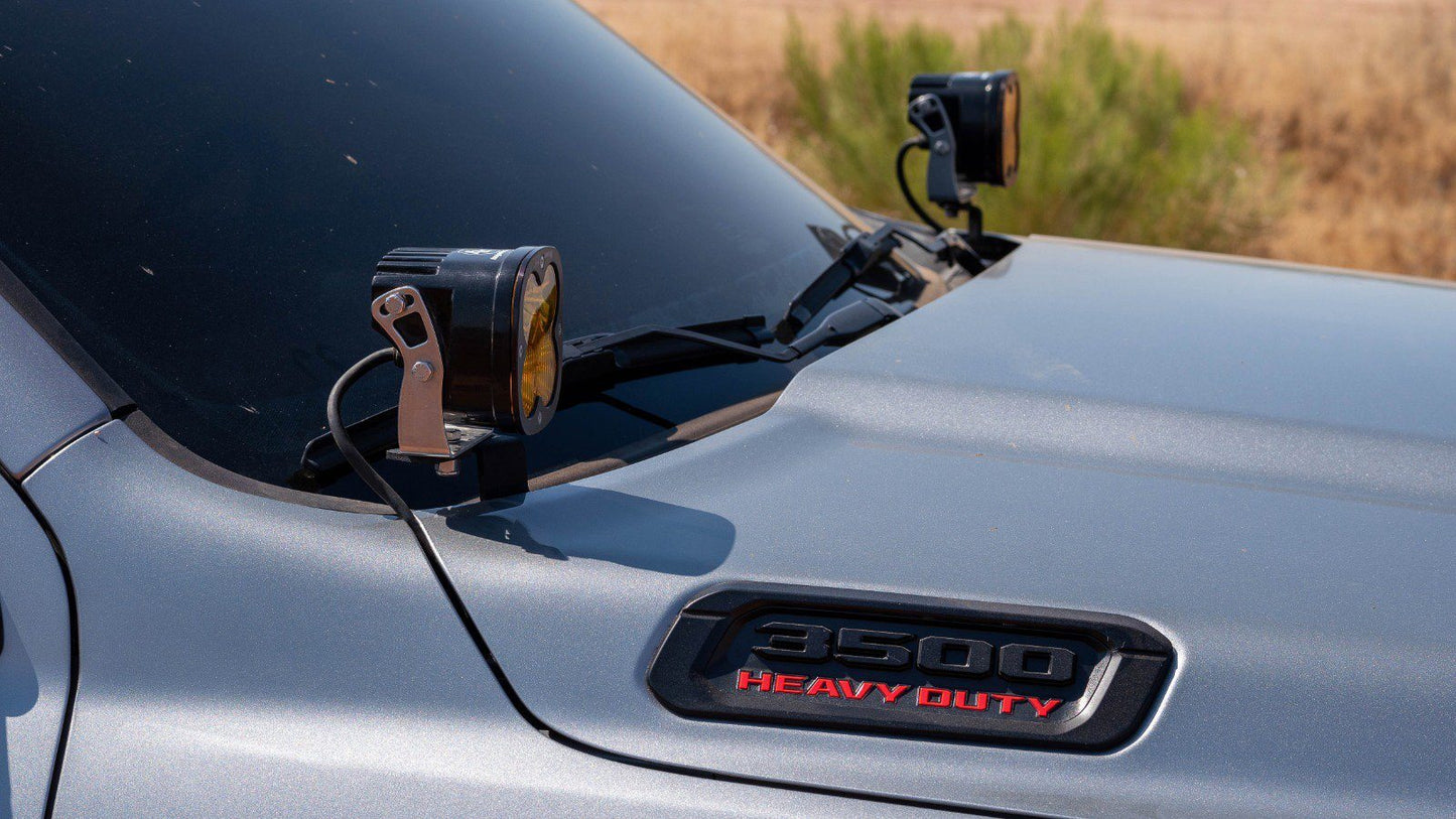 19-23 Ram 2500/3500 SDHQ Built A-Pillar Light Mounts Lighting SDHQ Off Road