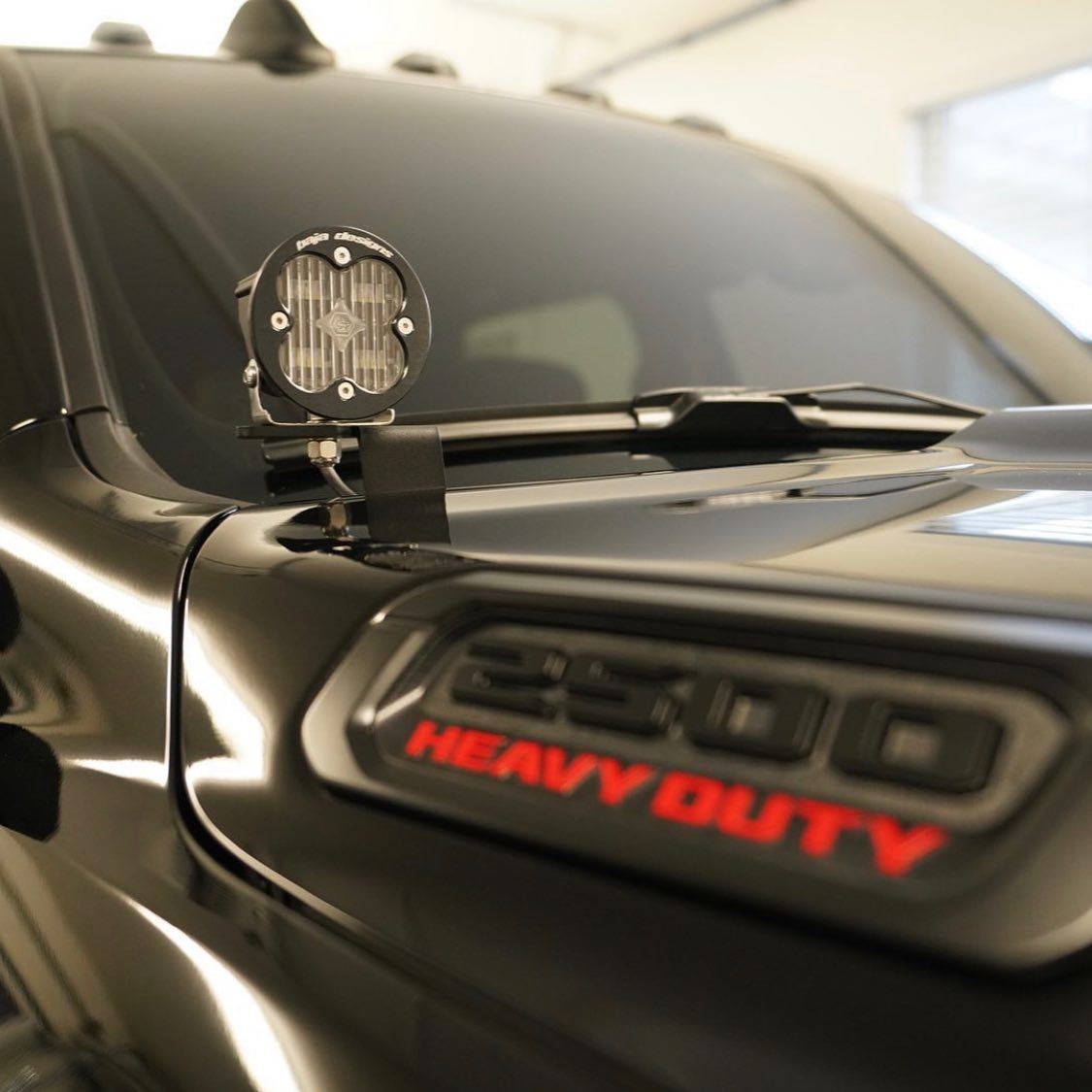 19-23 Ram 2500/3500 SDHQ Built A-Pillar Light Mounts Lighting SDHQ Off Road close-up