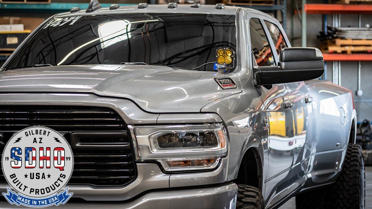 19-23 Ram 2500/3500 SDHQ Built A-Pillar Light Mounts Lighting SDHQ Off Road