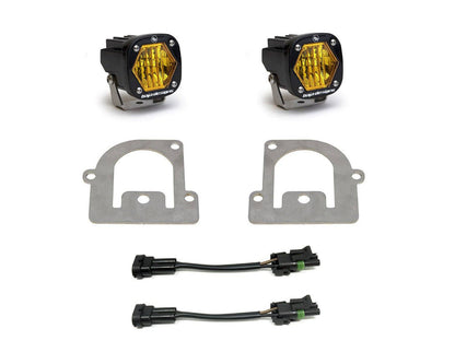 '21-23 Ford Bronco Sport S1 Series Fog Light Kit Lighting Baja Designs Display of Included parts 
