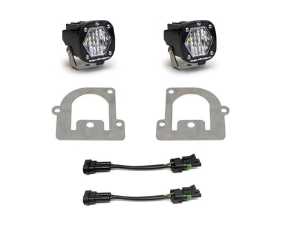 '21-23 Ford Bronco Sport Baja Designs S1 Series Fog Light Kit Lighting Baja Designs Display of Included Parts 
