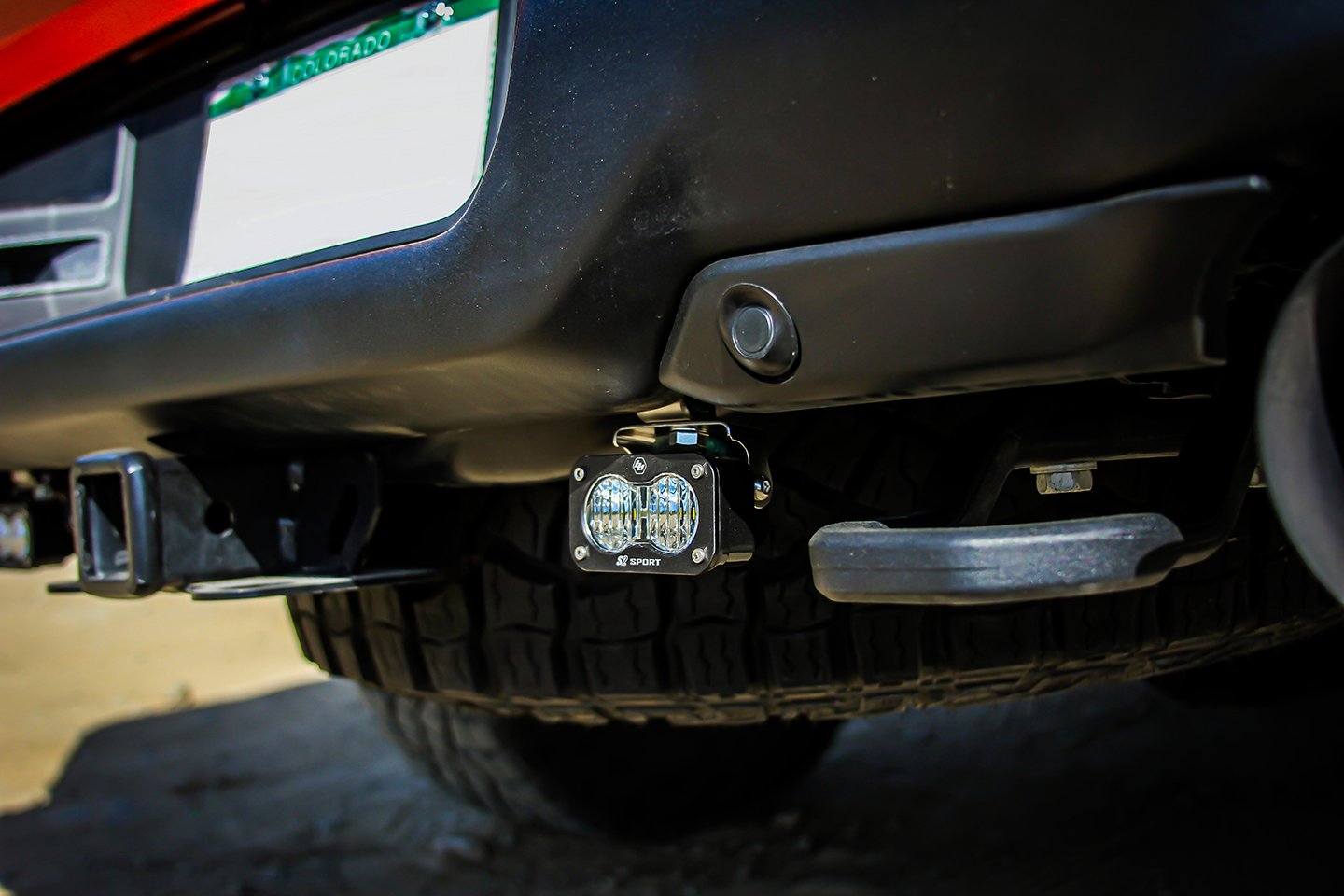 '21-22 Ram TRX Baja Designs S2 Sport Reverse Light Kit Lighting Baja Designs close-up display on Vehicle 