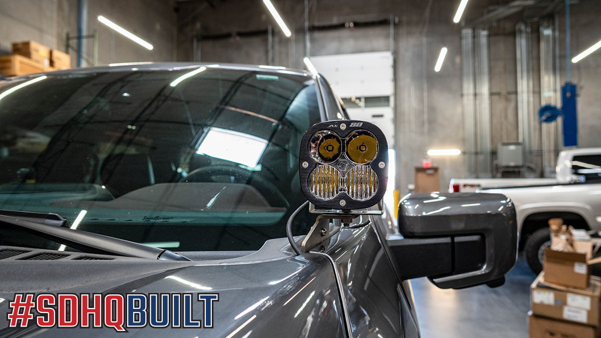 21-Current Ford F150 SDHQ Built A-Pillar Light Mounts