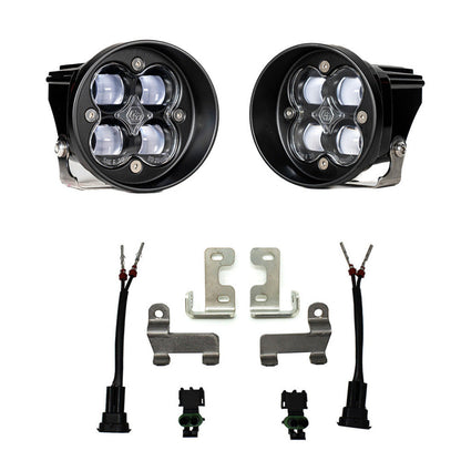 '05-11 Toyota Tacoma Baja Designs SAE Fog Light Kit Display of Included Parts 