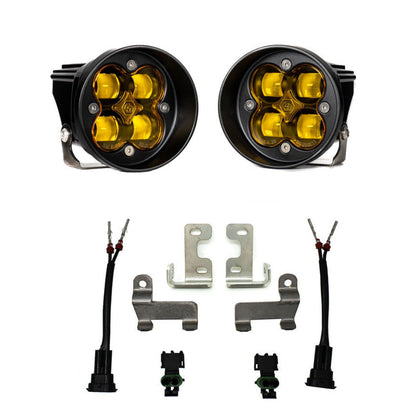 '16-21 Toyota Rav4 SAE Fog Light Kit Baja Designs amber Display of Included Parts 