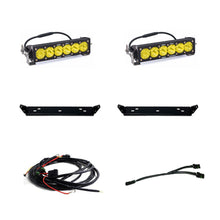 '21-22 Ford Raptor Baja Designs OnX6+ Light Bar Behind the Grille Kit  Display of Included Parts