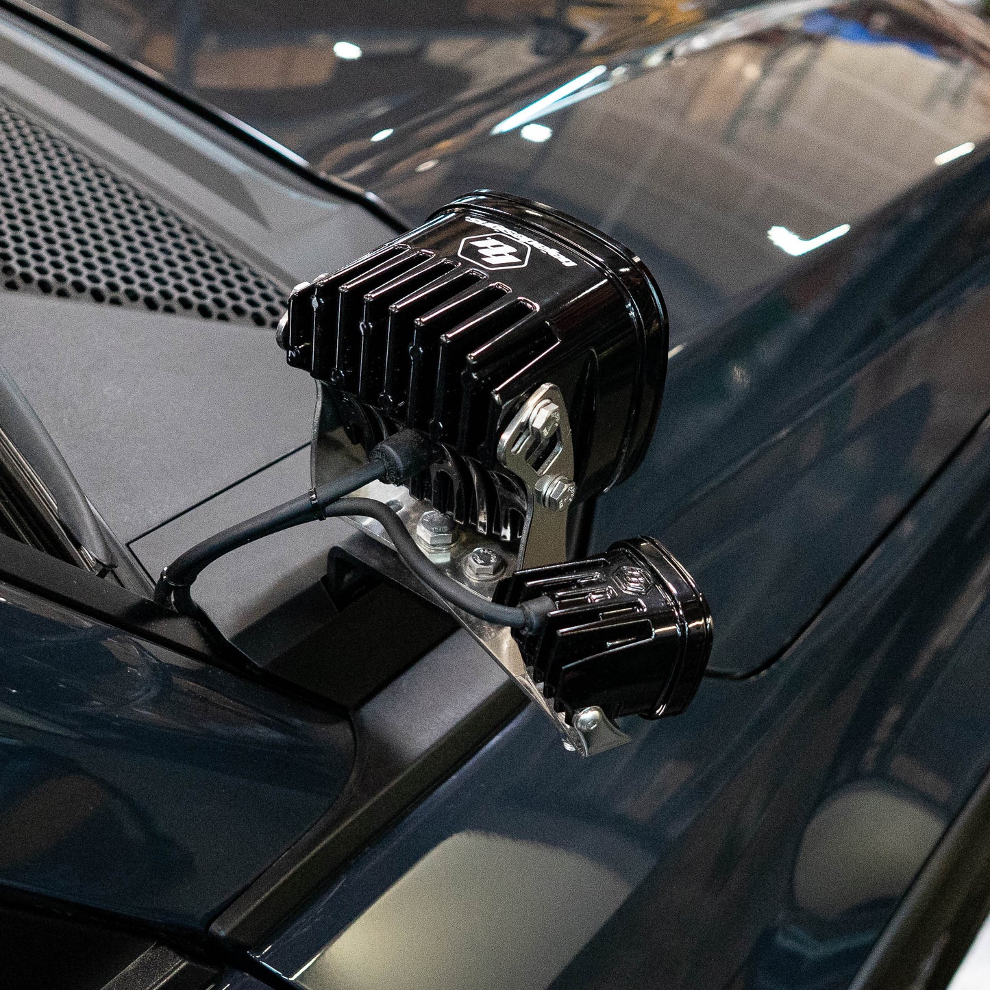 SDHQ Built '24-25 LC250 A-Pillar Light Mounts