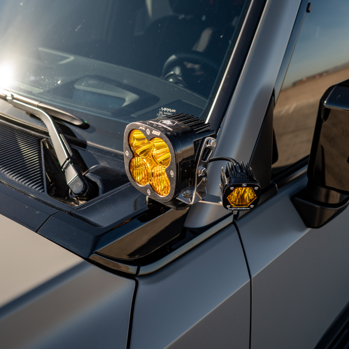 SDHQ Built '24-25 GX550 A-Pillar Light Mounts