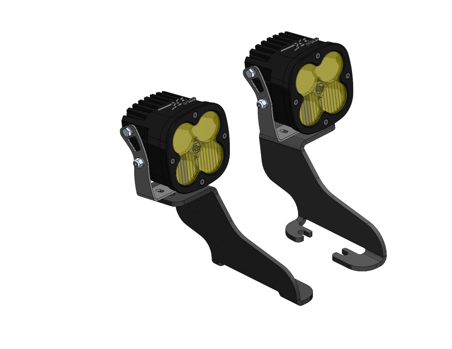 99-07 Ford Super Duty SDHQ Built A-Pillar Light Mounts