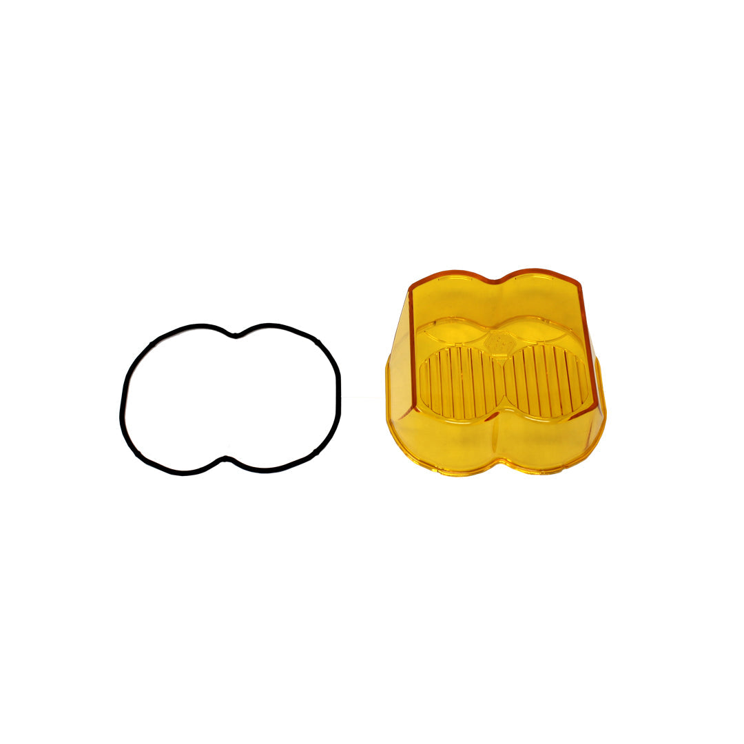 LP4 Series Amber Lens Kit Baja Designs Display of Included Parts 