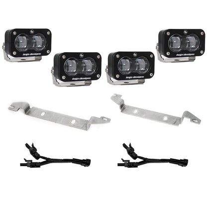 2022+ Toyota Tundra S2 SAE OEM Fog Light Replacement Kit Clear Display of Included Parts 
