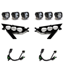 Baja Designs 2022-2024 Polaris RZR Pro R S1 Triple LED Headlight Kit Display of Included Parts 