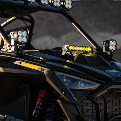 Baja Designs 2022-2024 Polaris RZR Pro R A-Pillar Kit Display on Vehicle 