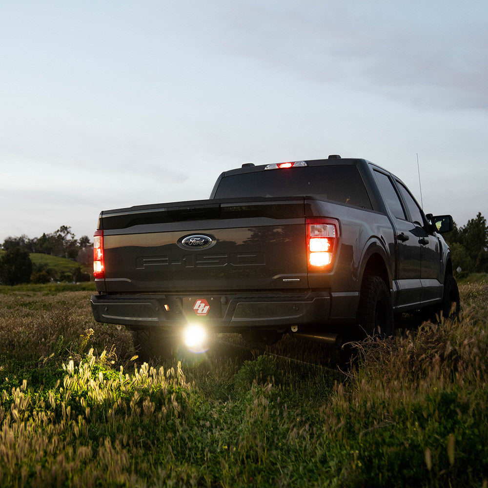 S1 Universal Hitch Light Kit - Toggle Switch Baja Designs Display on Vehicle (in Use)