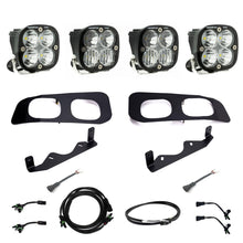 '23+ F250/F350 Squadron Pro Dual Fog Pocket Light Kit Display of Included Parts 