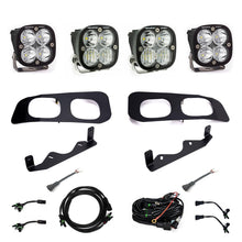 '23+ F250/F350 Squadron Sport "Sportsmen" Dual Fog Pocket Light Kit Display of Included Parts