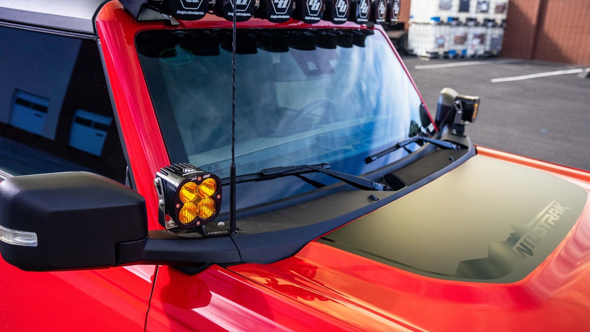 21-23 Ford Bronco/Bronco Raptor SDHQ Built A-Pillar Light Mounts