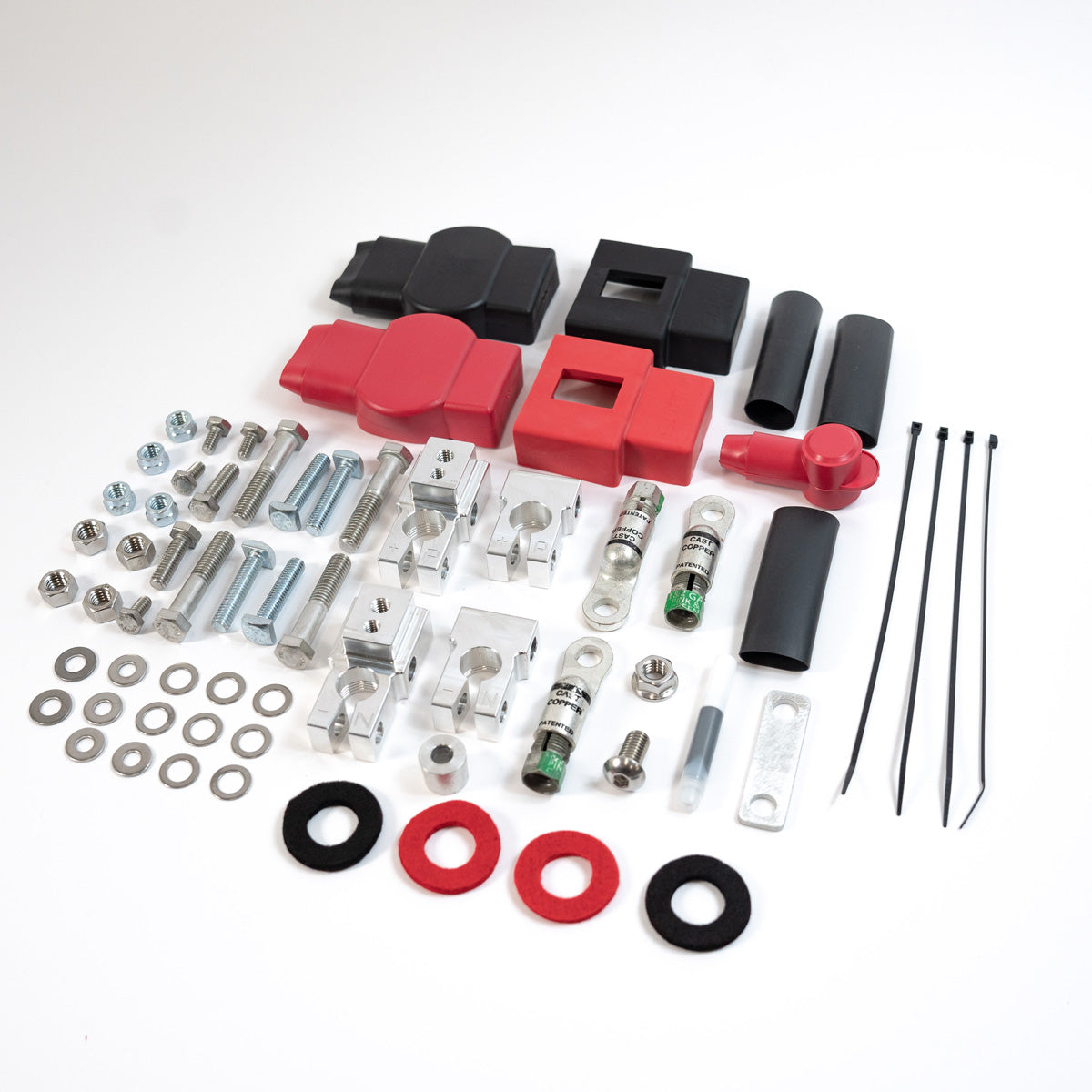 17-Current Ford Super Duty (F250/F350/F450) SDHQ Built Billet Battery Terminal Kit