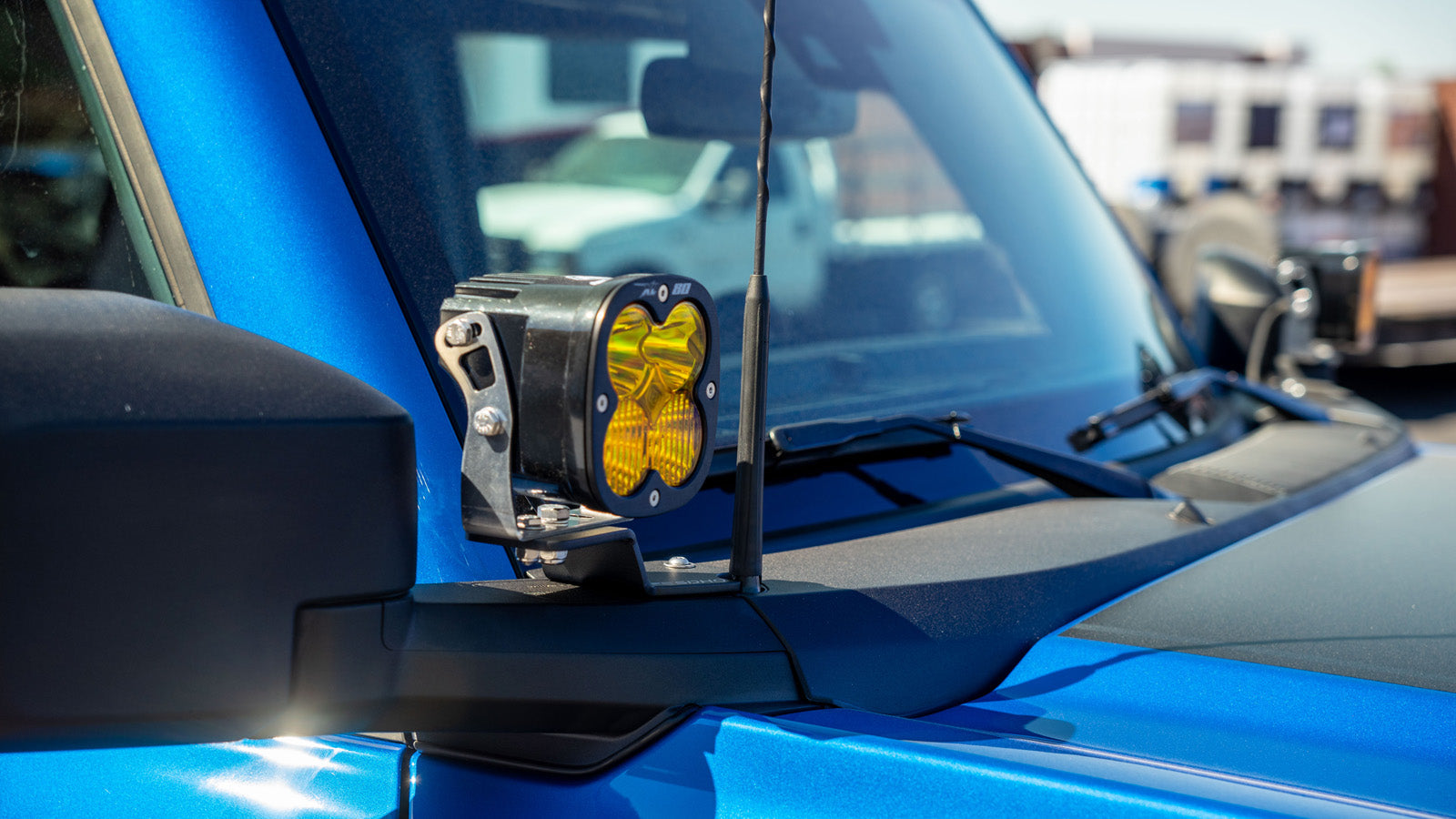 21-Current Ford Bronco SDHQ Built A-Pillar Light Mounts