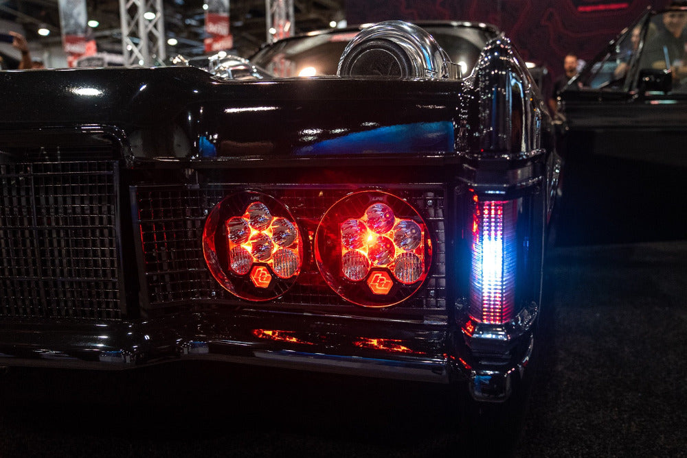 LP6 Pro, LED, Driving/Combo, Red Backlight Display on Vehicle (In Use)