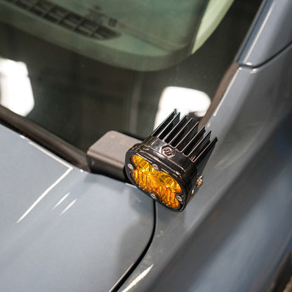 24+ Ford Ranger/Ranger Raptor A-Pillar Light Mounts