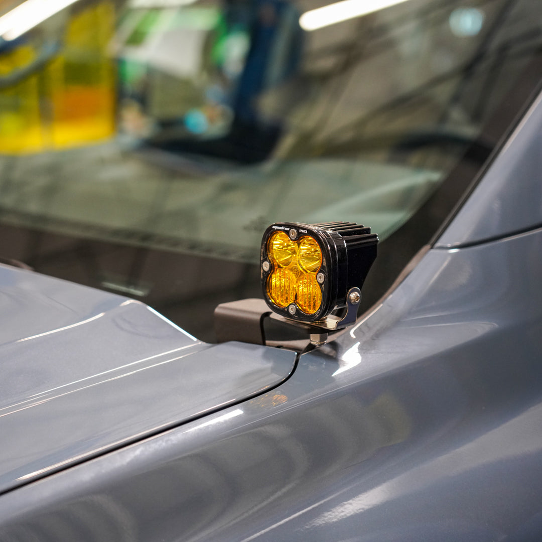 24+ Ford Ranger/Ranger Raptor A-Pillar Light Mounts