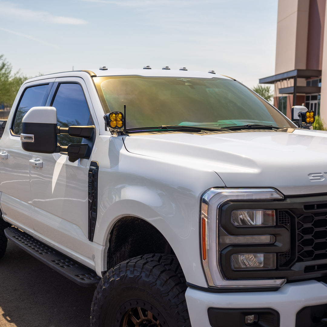 23-24 FORD SUPER DUTY SDHQ BUILT A-PILLAR LIGHT MOUNTS
