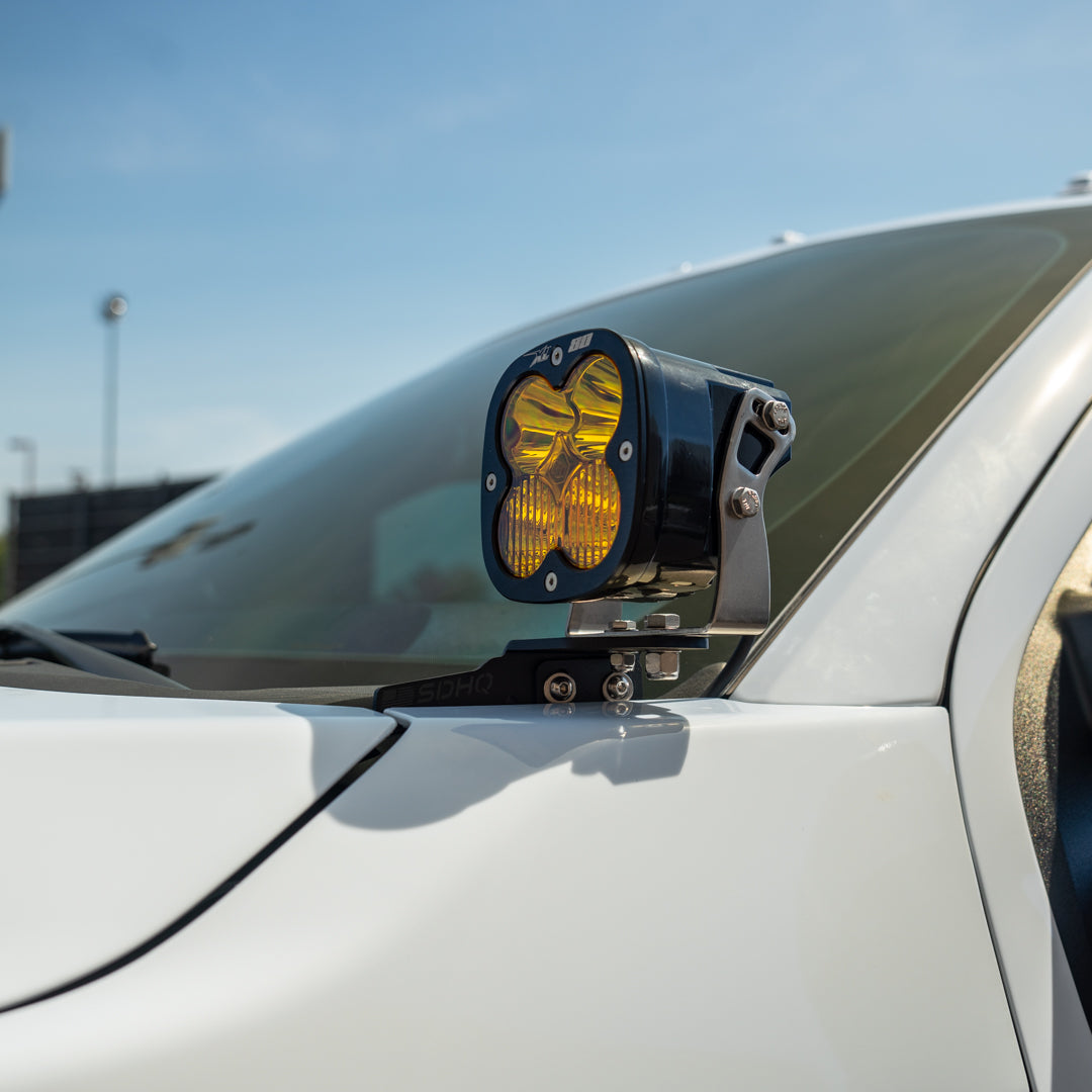 23-24 FORD SUPER DUTY SDHQ BUILT A-PILLAR LIGHT MOUNTS