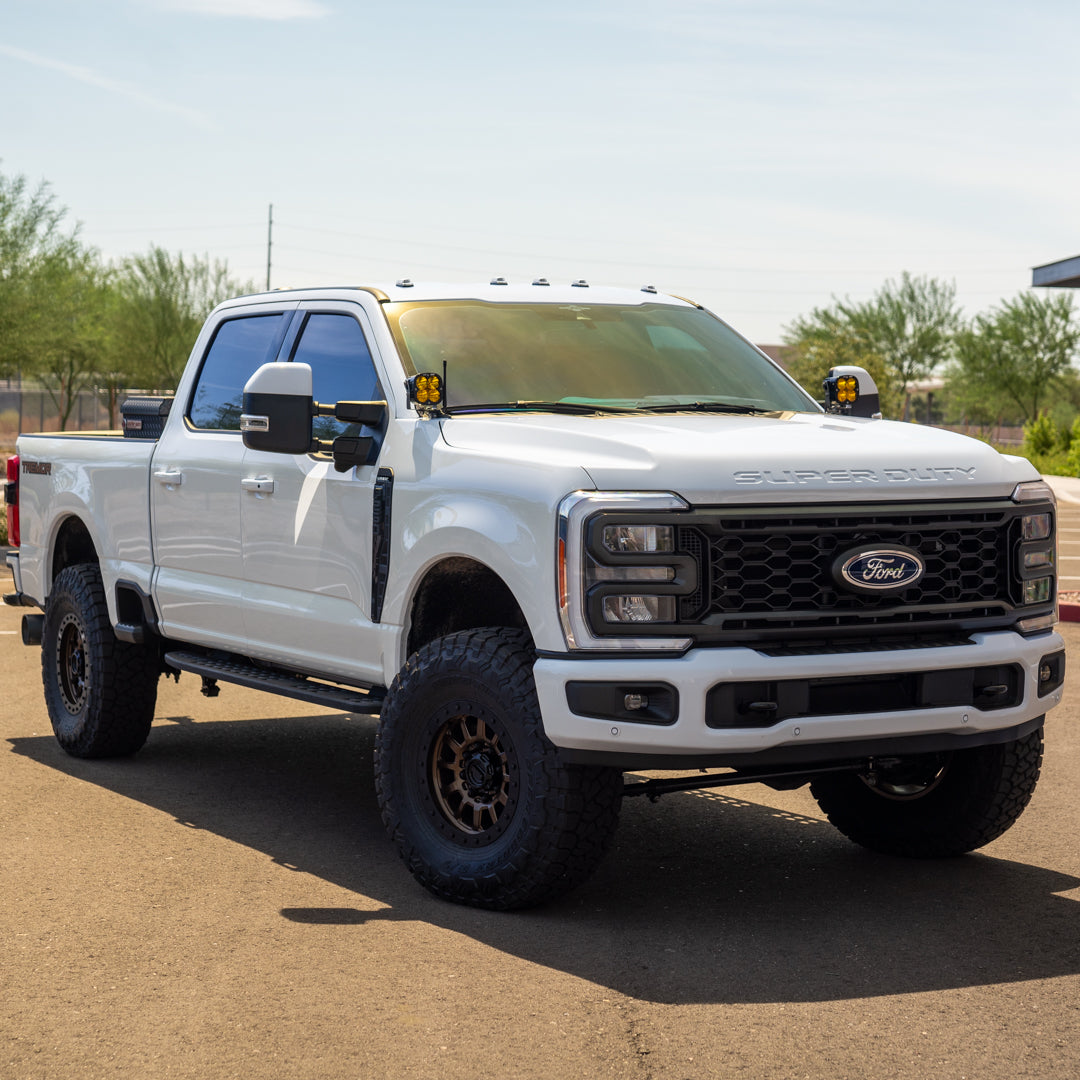 23-24 FORD SUPER DUTY SDHQ BUILT A-PILLAR LIGHT MOUNTS