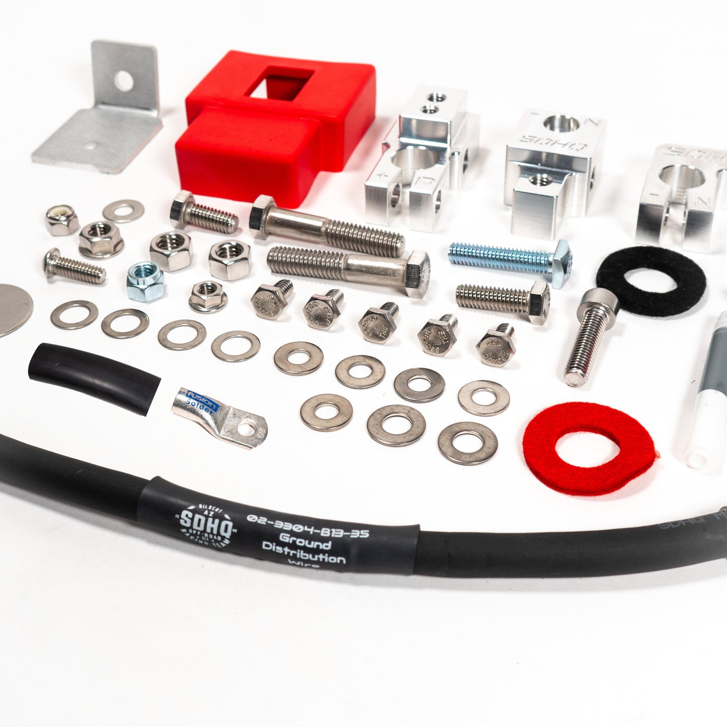 2023-2024 Ford F250/F350 Billet Single Battery Terminal Upgrade Kit