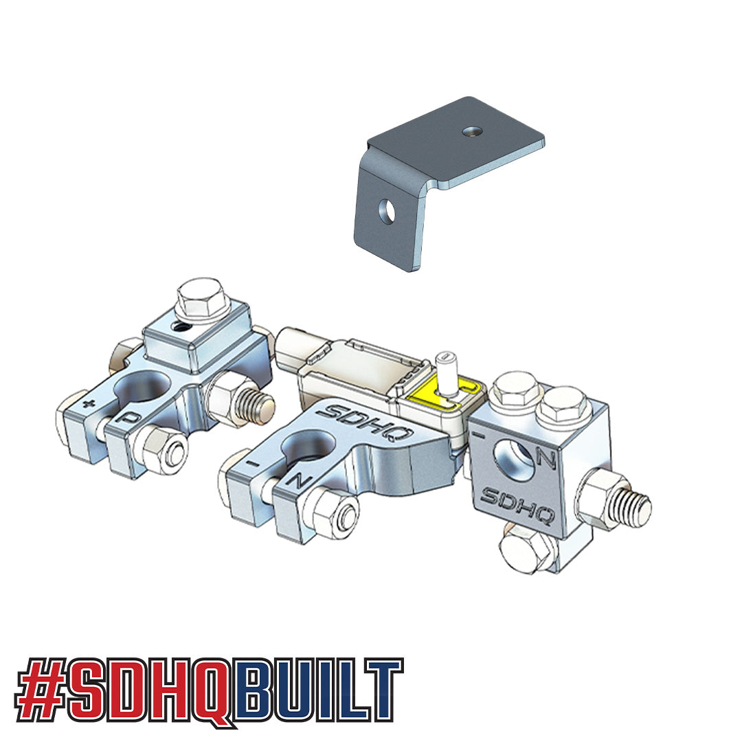 2023-2024 Ford F250/F350 Billet Single Battery Terminal Upgrade Kit