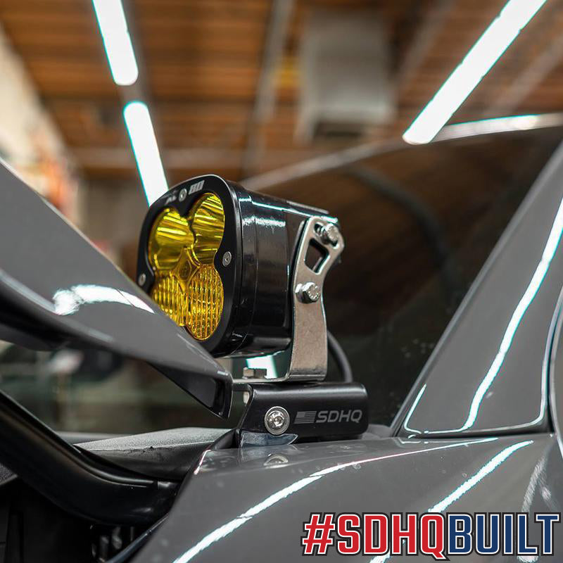 15-20 Ford F150 SDHQ Built A-Pillar Light Mounts display