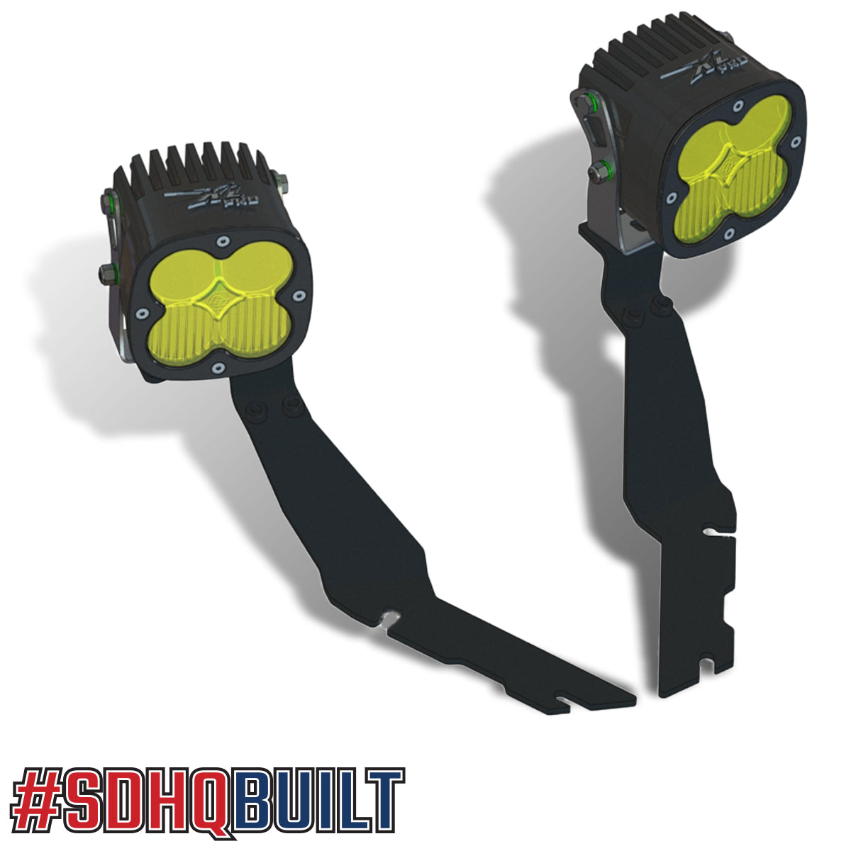 19-Current Ram 1500 SDHQ Built A-Pillar Light Mounts