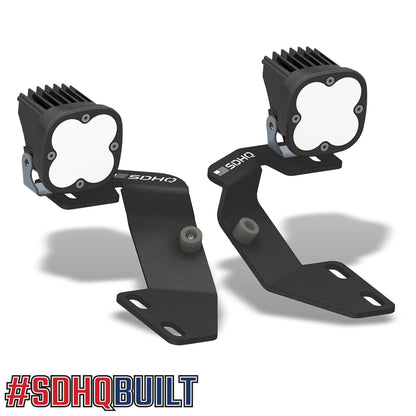 05-15 Toyota Tacoma SDHQ Built A-Pillar Light Mounts individual parts display