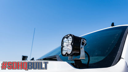 07.5-13 Chevy/GMC 1500 SDHQ Built A-Pillar Light Mounts display