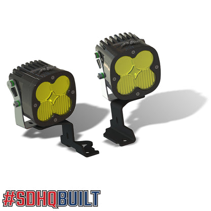 15-19 Chevy/GM 2500/3500 SDHQ Built A-Pillar Light Mounts