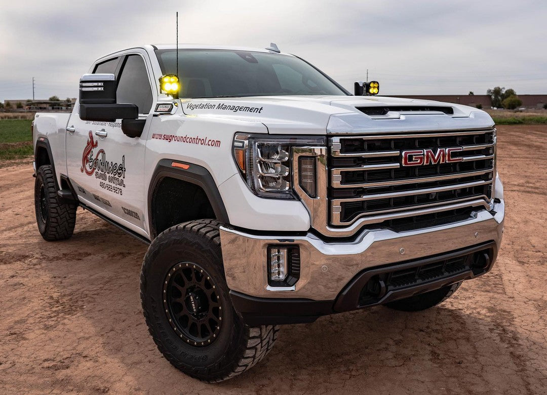 20-Current Chevy/GMC 2500/3500 SDHQ Built A-Pillar Light Mounts