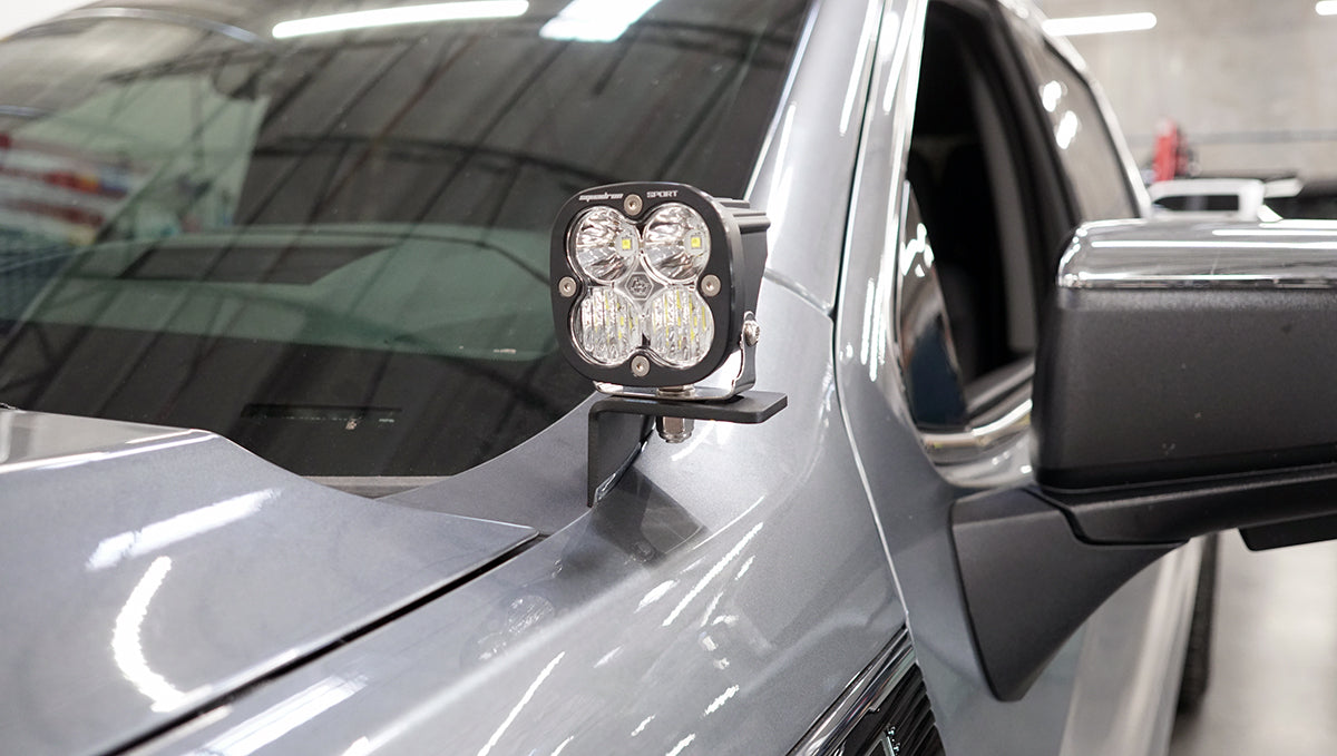 19-24 GMC 1500 SDHQ Built A-Pillar Light Mounts