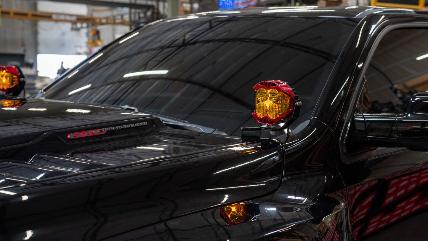 21-23 Ram 1500 TRX SDHQ Built A-Pillar Light Mounts