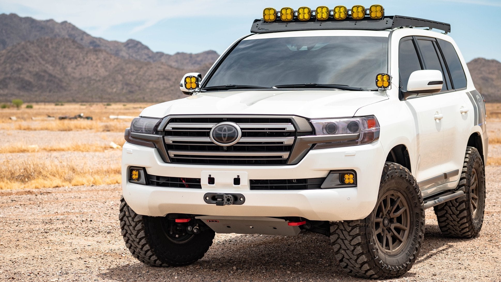 16-21 200 Series Toyota Land Cruiser SDHQ Built A-Pillar Light Mounts