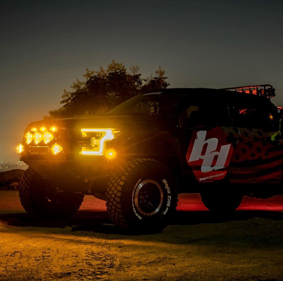 LP6 Pro LED Light Lighting Baja Designs Display on Vehicle (In Use)