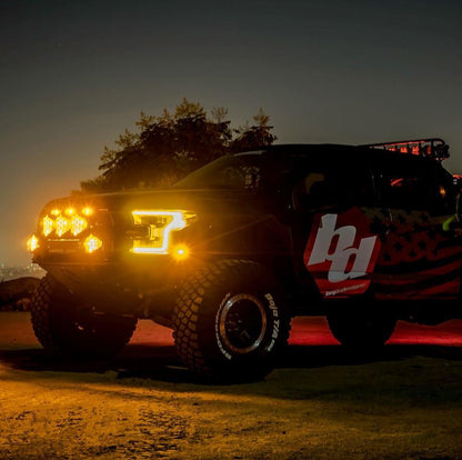 LP6 Pro LED Light Lighting Baja Designs Display on Vehicle (In Use)